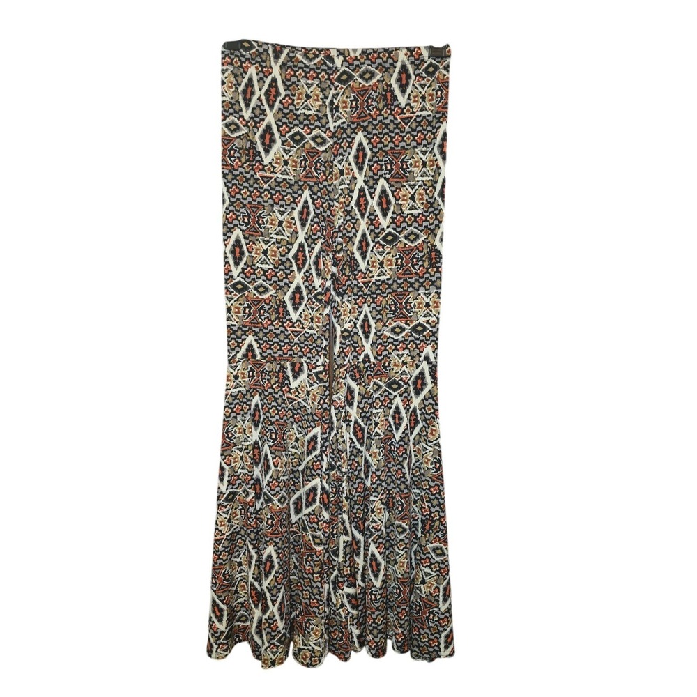 Hand Jive Wear Art Womens Big Bells Flare Pants Geometric Tribal Print Small - Picture 3 of 6